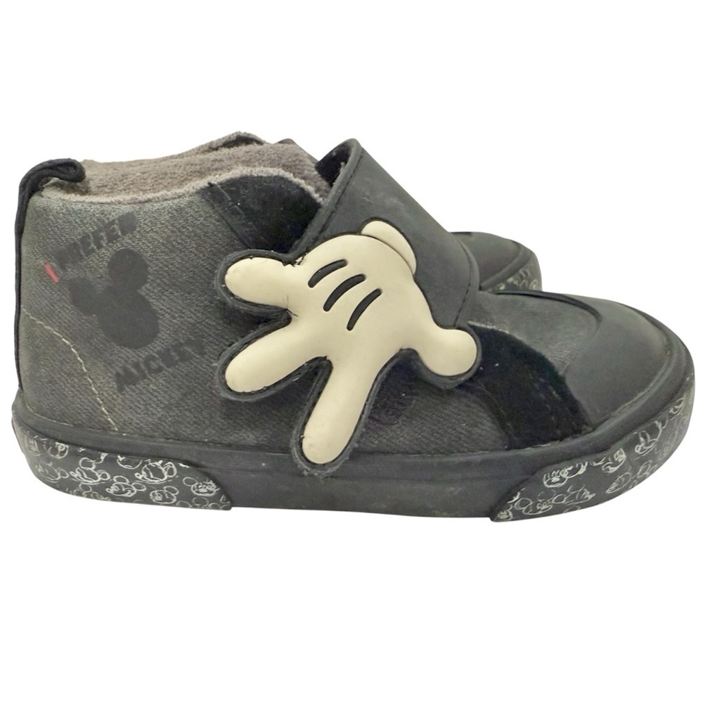Kids Black and Cream Shoes